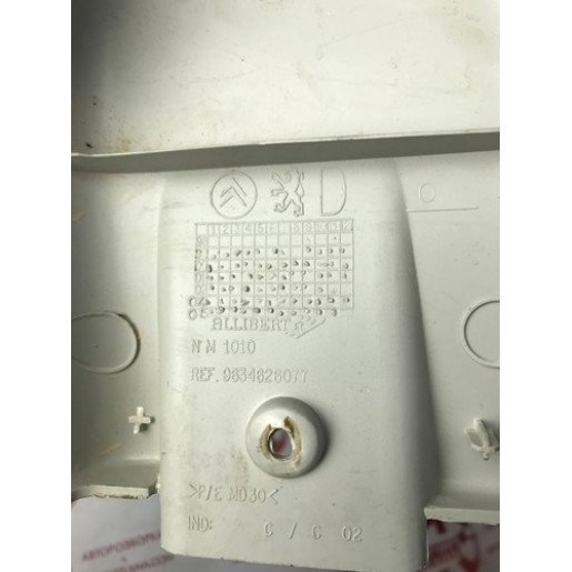 Накладка стойки средней правой верхняя Citroen Berlingo 2003-2008 9634626077